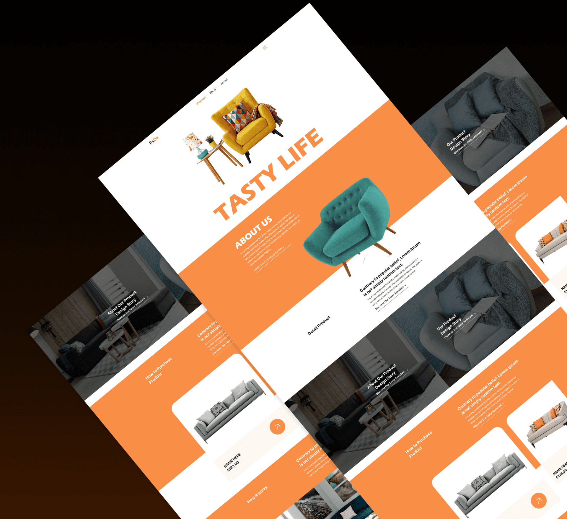 Structure an effective website landing page